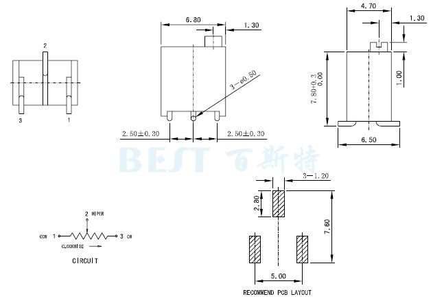 精密電位器3269W